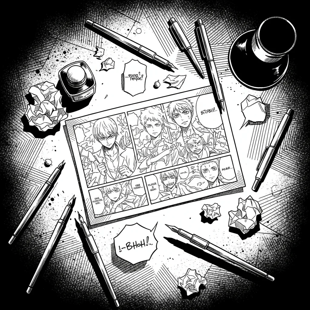 Bulles superposées : quand le dialogue écrase l'image en manga
